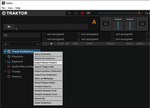 put spotify music in traktor dj for mixing