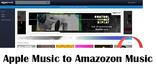 transfer apple music to amazon music