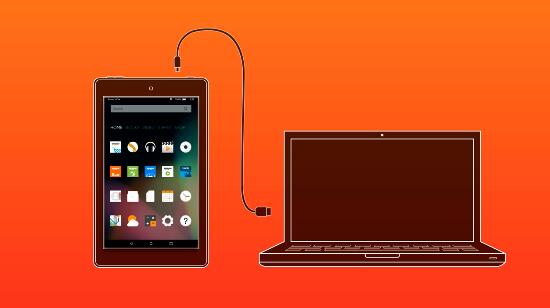 connect kindle fire to computer