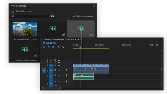 trim tidal music on adobe premiere pro
