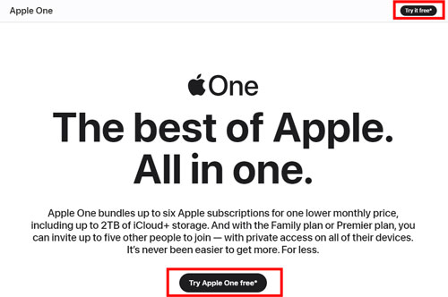 sign up apple one to get apple music free for one month on windows