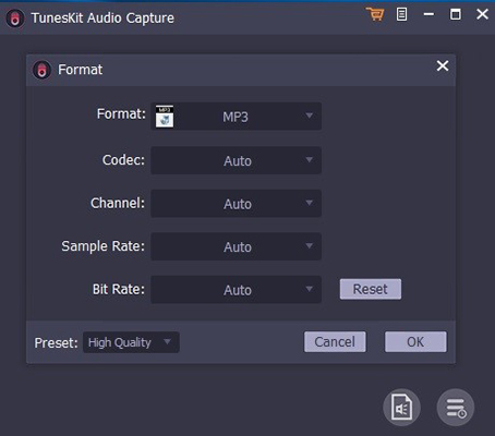 record apple music to mp3 with tuneskit audio capture