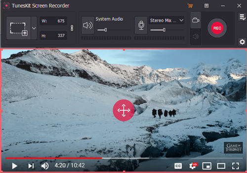 tuneskit screen recorder