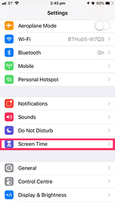 turn off screen time for spotify on lock screen
