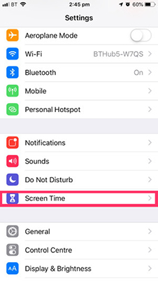 turn off screen time for spotify on lock screen