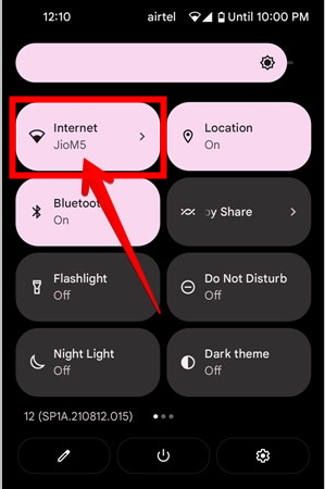 check internet connection to fix tidal a999 error