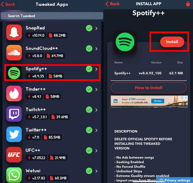 how to get spotify premium free on iphone forever