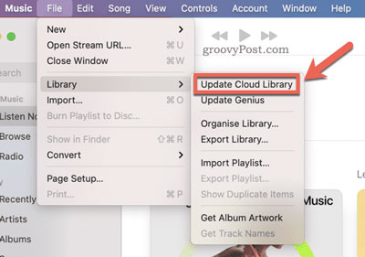 update cloud library mac