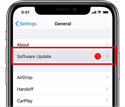 update iphone device to fix tidal carplay issues