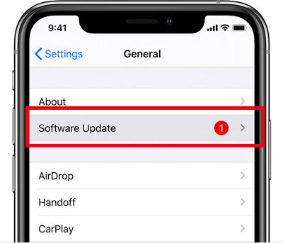 update your iphone operating system