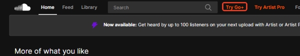 upgrade soundcloud go or go plus