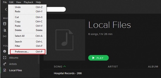 upload local music to spotify