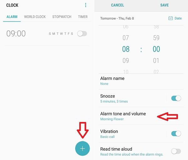 use apple song as android alarm