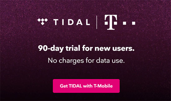 use tidal with tmobile