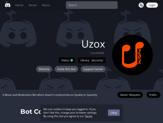 uzox apple music discord bot