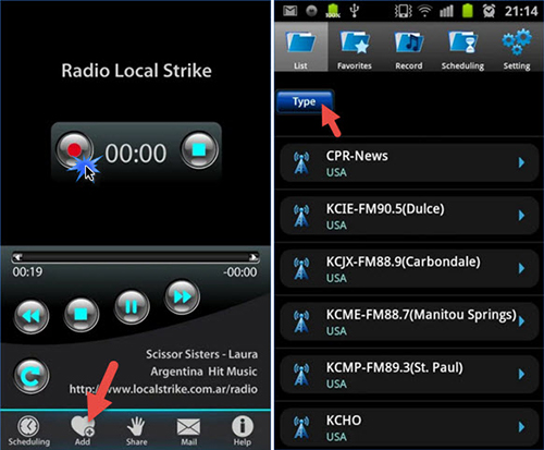 record bbc radio on mobile