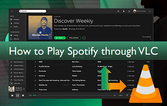 play spotify through vlc