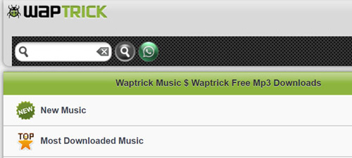 search waptrick free mp3 music