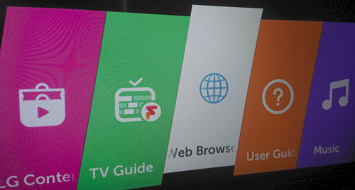 go to web browser on lg tv
