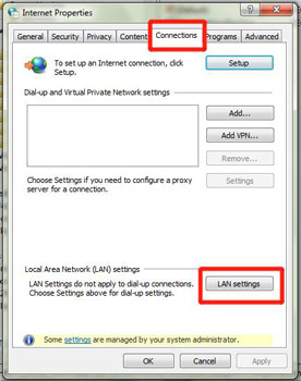 check windows computer proxy settings