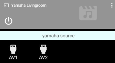choose usb input source on yamaha receiver