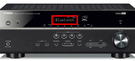 enable yamaha receiver bluetooth for playing tidal music