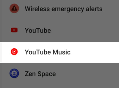 youtube music on android