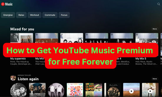 get youtube music premium for free
