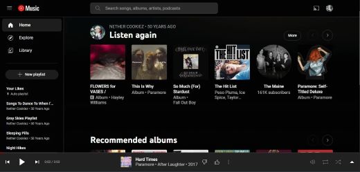 youtube music ui