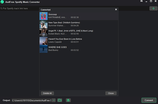 download and convert spotify songs with audfree spodable