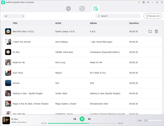 convert spotify songs offline