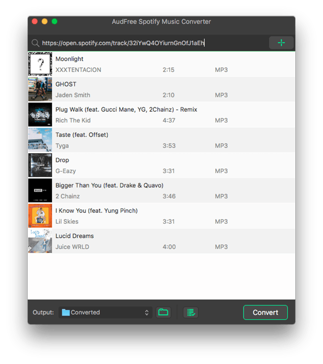 AudFree Spotify Music Converter 1.2.1 破解版 强大的音乐转换器