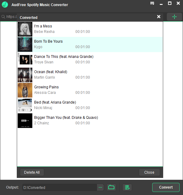 convert andd ownload spotify audios
