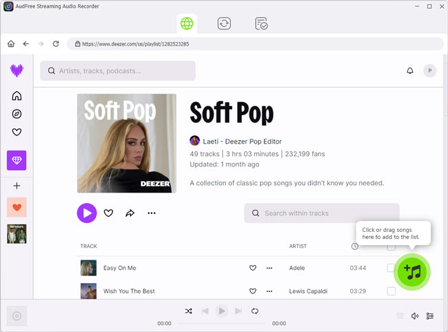 add deezer music to converting list