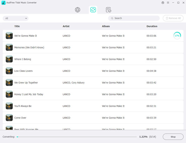 download and convert tidal music