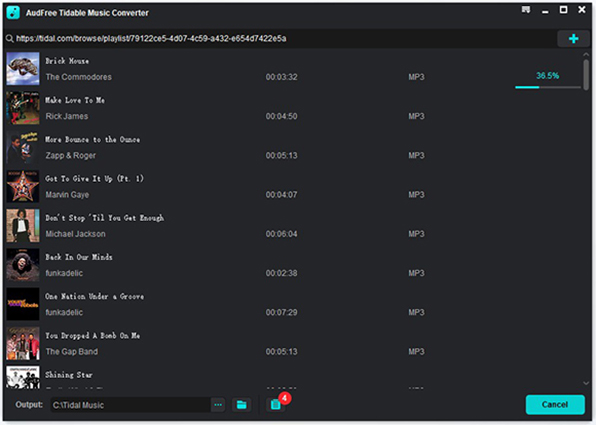 remove drm from tidal by audfree tidal converter