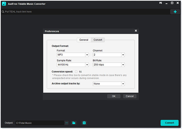 tidal output settings for bose soundtouch