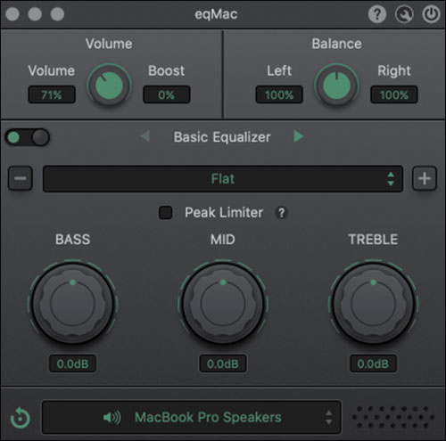 equalizer spotify mac
